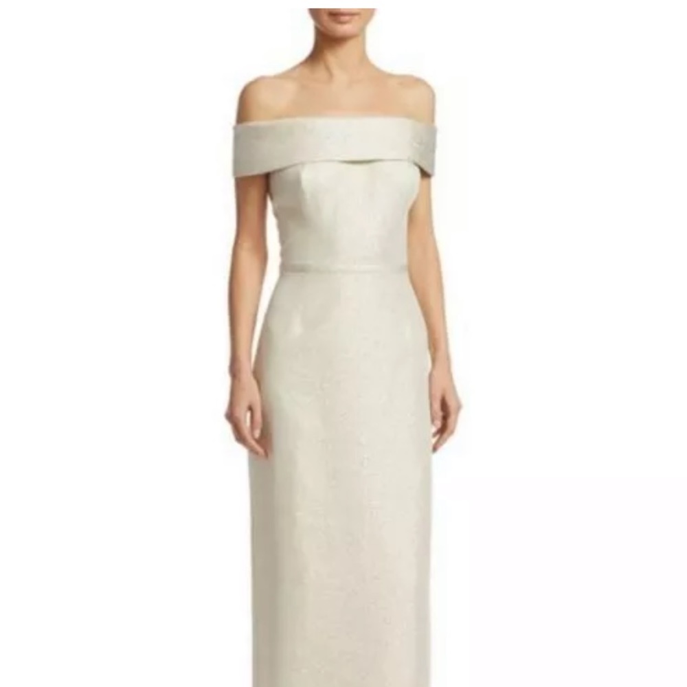 Teri Jon metallic gown